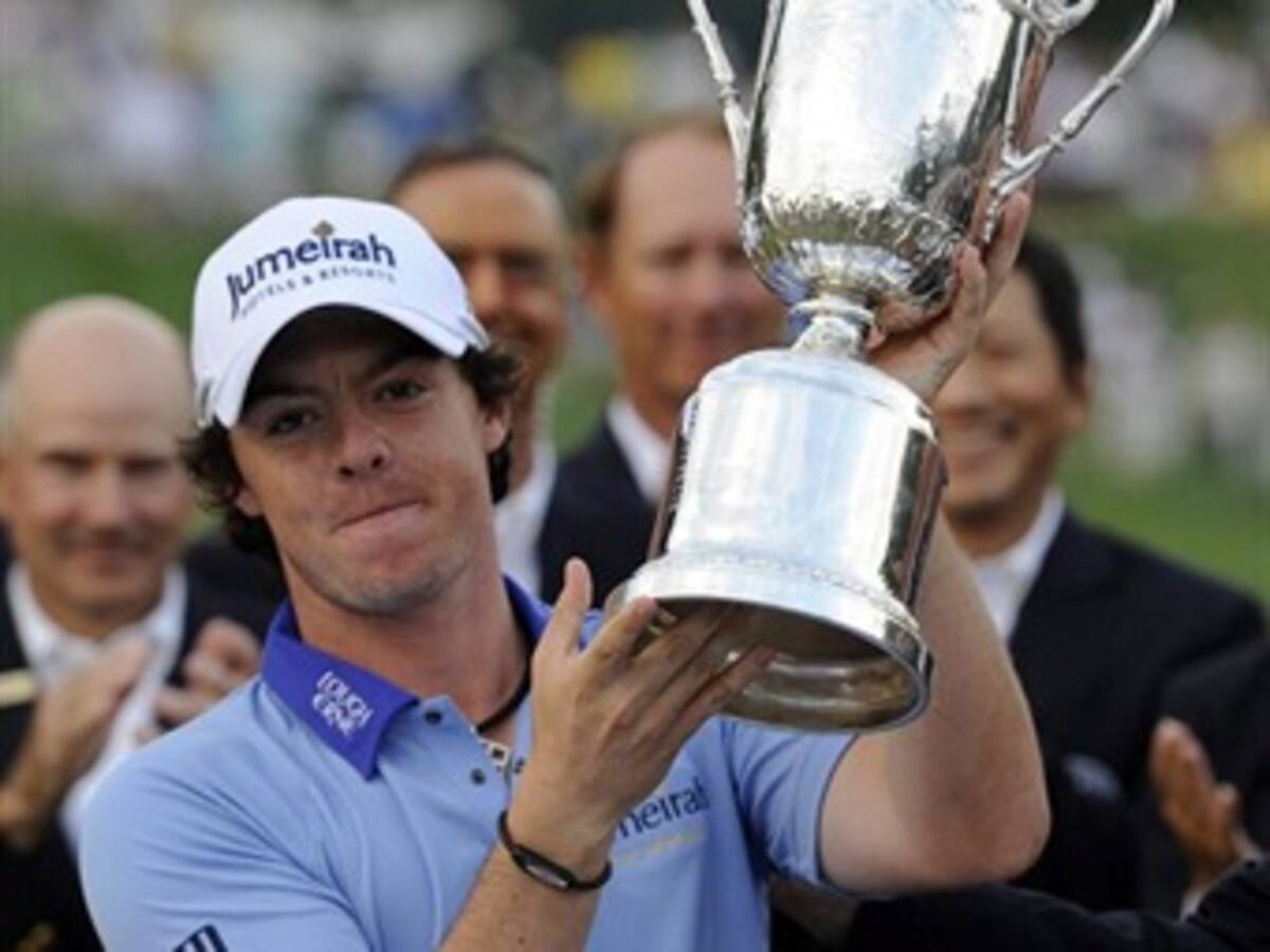 El norirlandés Rory McIlroy gana el Abierto de golf de Estados Unidos