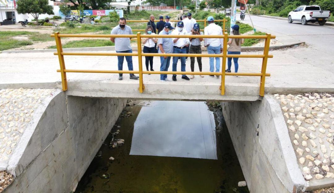 Obras entre canalizaciones y construcción de box culvert, fueron inspeccionadas por el director Ángelo Bacci para verificar su funcionamiento