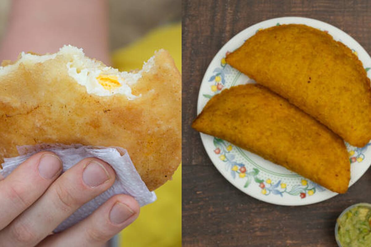 Empanada de carne y arepa de huevo - Getty Images