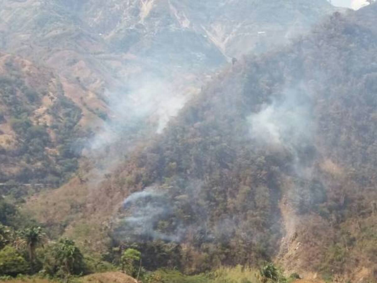 En Colombia ocho incendios forestales están activos