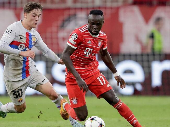 Gavi estuvo presente en la caída del Barcelona frente al Bayern Múnich por Champions League.