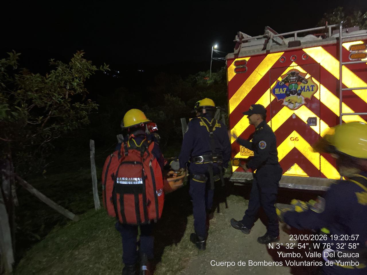 El hecho ocurrió en el sector conocido como Loma de los Vientos, donde la víctima cayó en una zona de abismo