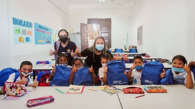 Los niños beneficiados con esta entrega cursan los grados de transición hasta quinto de primaria