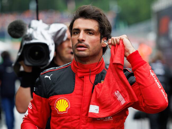 Carlos Sainz, piloto de la escudería Ferrari luego del Gran Premio de Austria. (Photo by Emmanuele Ciancaglini/Ciancaphoto Studio/Getty Images)