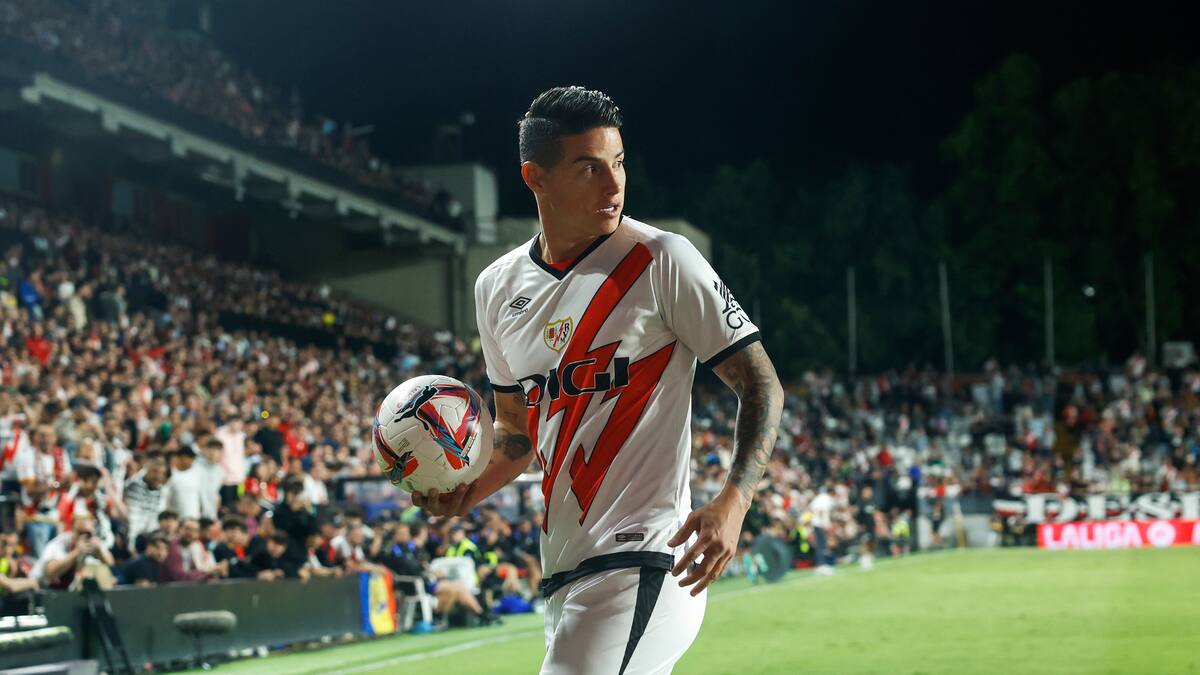 James Rodríguez debuta en la remontada del Rayo Vallecano sobre Osasuna
