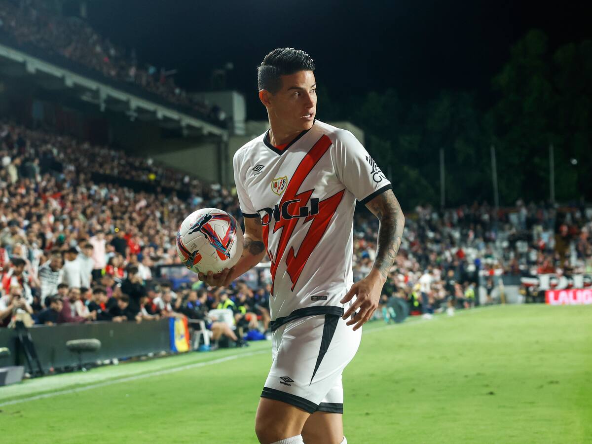 James Rodríguez debuta en la remontada del Rayo Vallecano sobre Osasuna
