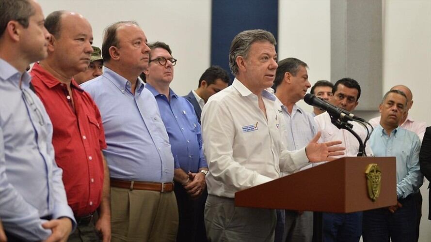 Juan Manuel Santos, presidente de la República. Foto: Colprensa