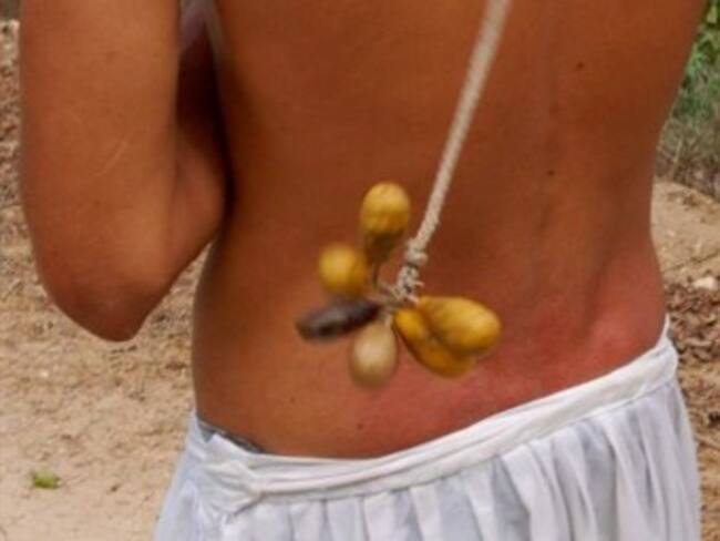 Penitentes se flagelan en Santo Tomás, Atlántico