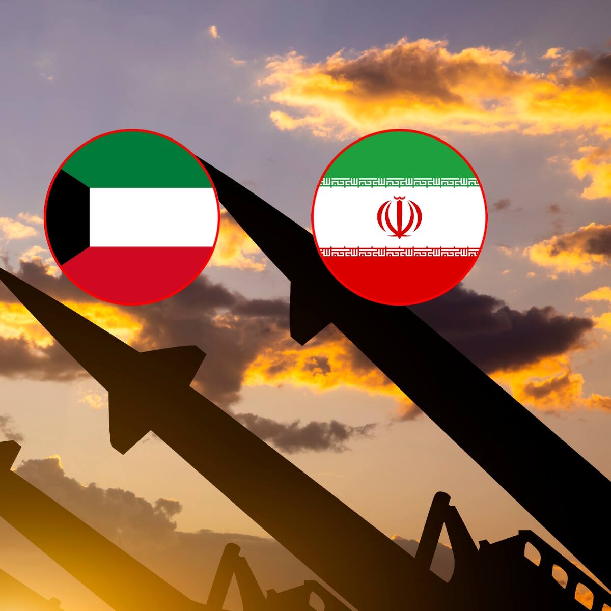 Interceptan dos misiles iraníes dirigidos contra sus tropas en Kuwait