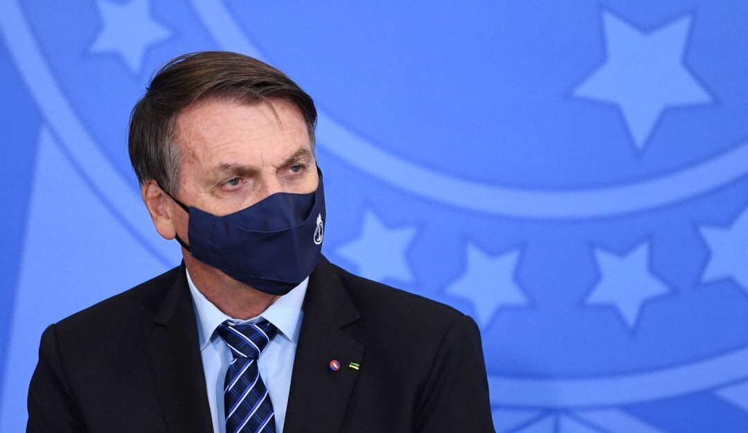 El presidente brasileño, Jair Bolsonaro.