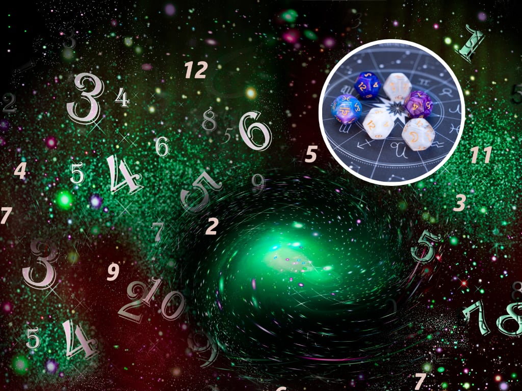 Ilustración inspirada en la numerología, de la mano con la astrología. (Fotos vía Getty Images)