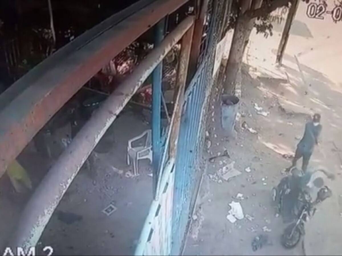 VIDEO: hombre fue baleado en vía pública del barrio Olaya en Cartagena