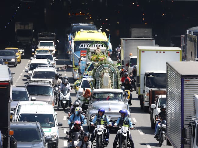 Celebración del día de la VIrgen del Carmen. Cortesía: Alcaldía de Medellín.