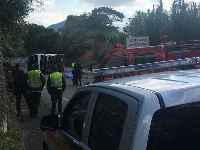 Nueve muertos deja accidente entre Calima El Darién y Yotoco