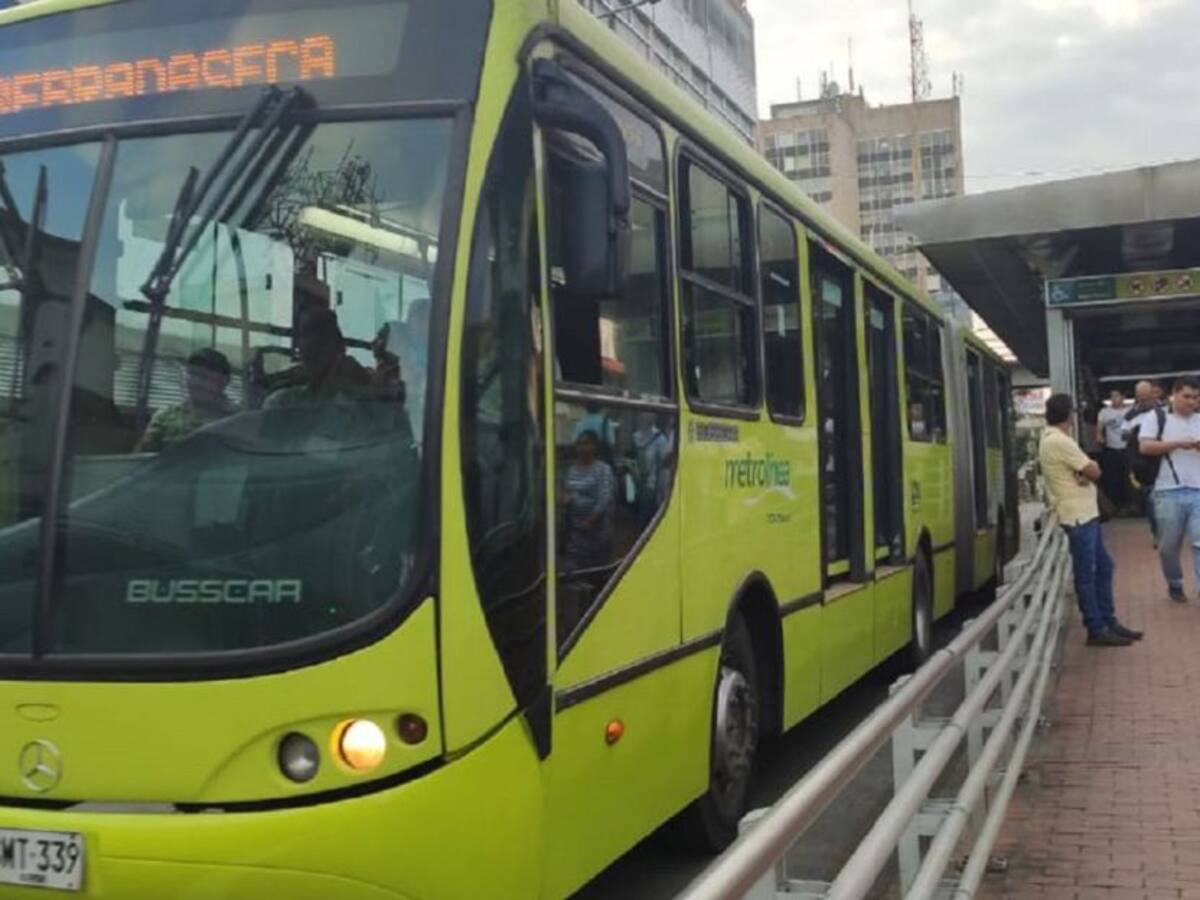 Metrolínea trabajará normal pese a marcha por reforma tributaria