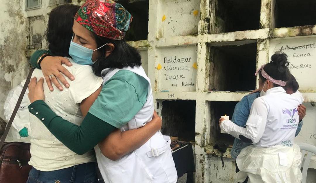 Acciones humanitarias en Risaralda / Cortesía Unidad de Búsqueda