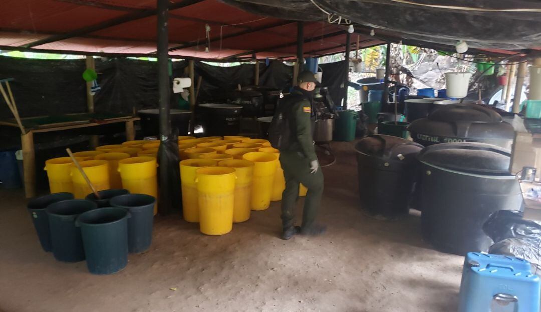 El laboratorio tenía como fachada una finca ganadera.