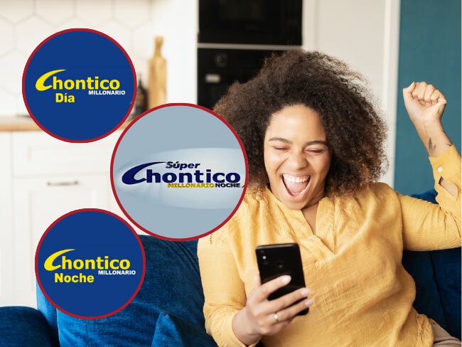 Persona celebrando // Getty images // Logo Chontico Noche // Súper // Día