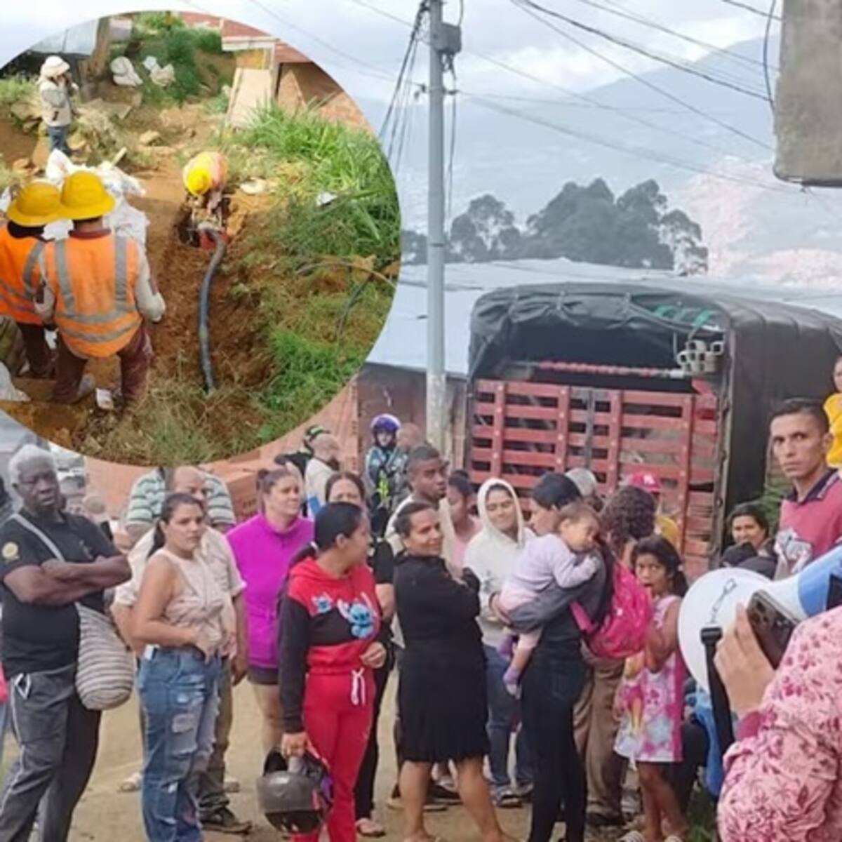 Juez ordena a EPM reconectar mangueras que abastecen a 500 familias, mientras estudia tutela