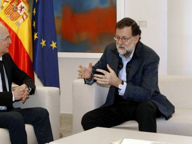 Antonio Ledezma y Mariano Rajoy reunidos en Madrid.
