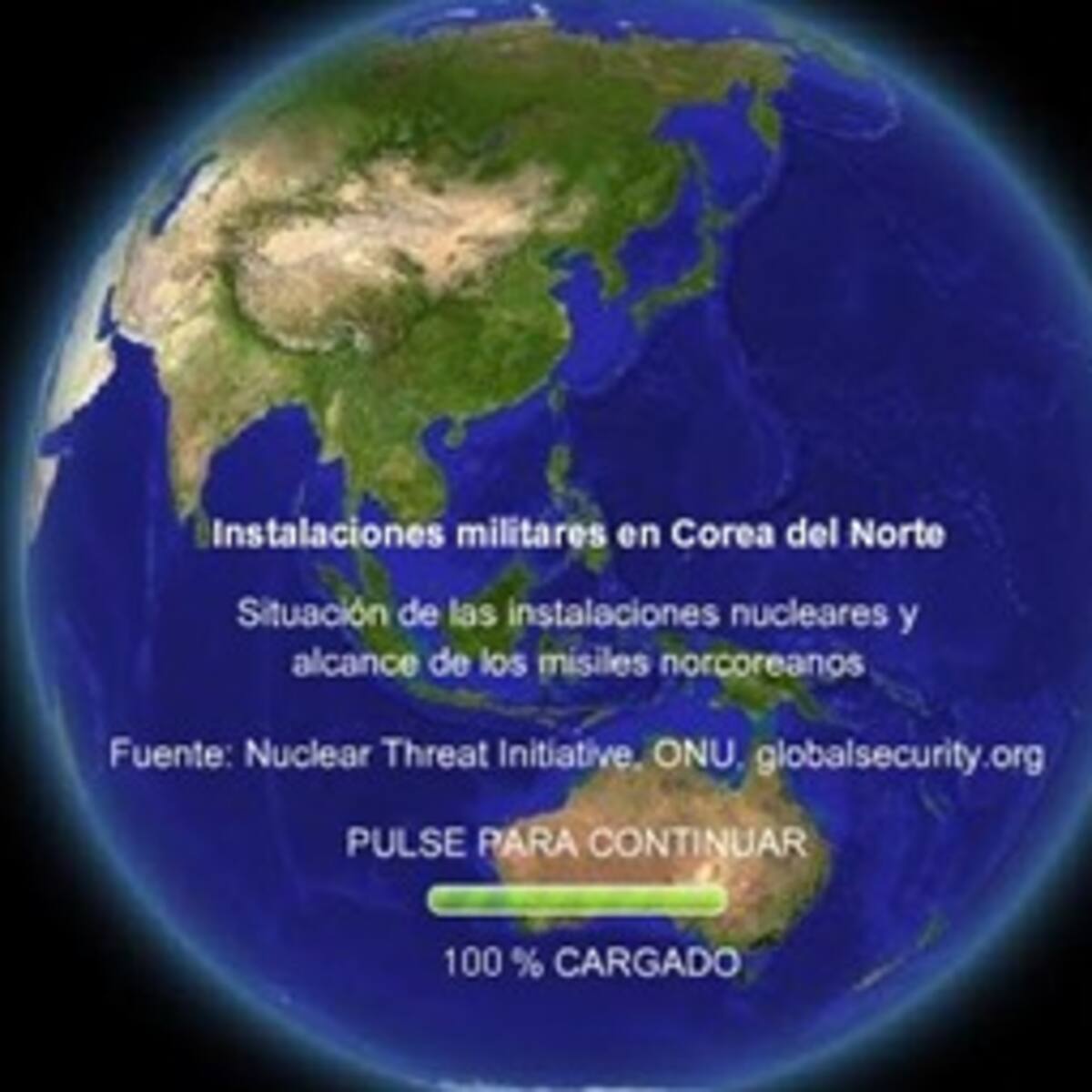 Misiles e instalaciones Nucleares de Corea del Norte