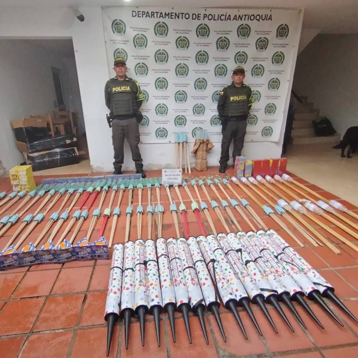 Incautaron 215 kg de pólvora que no generarán riesgo a las personas en esta Navidad