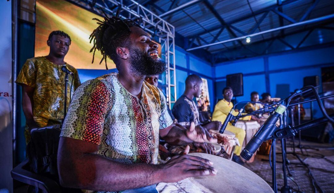 Los palenqueros resaltaron las manifestaciones de “El Kuagro”, una de las expresiones culturales más importantes de esta comunidad.