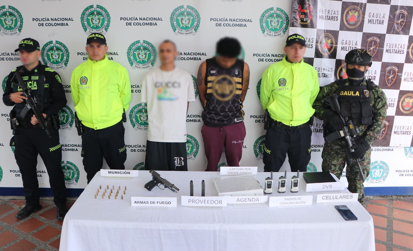 Foto: Captura de alias 'El Caleño' - Policía Metropolitana de Pereira