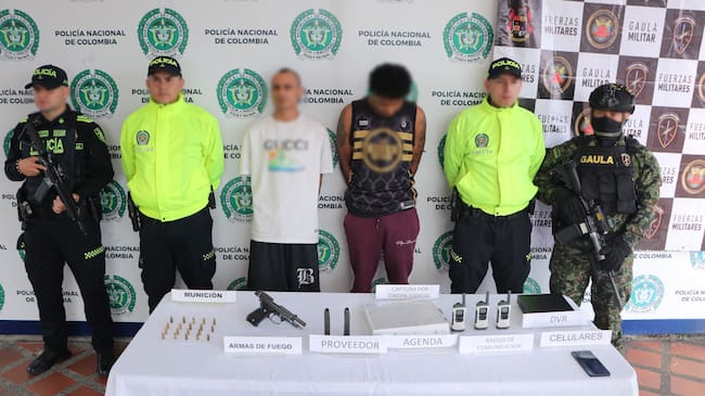 Foto: Captura de alias 'El Caleño' - Policía Metropolitana de Pereira