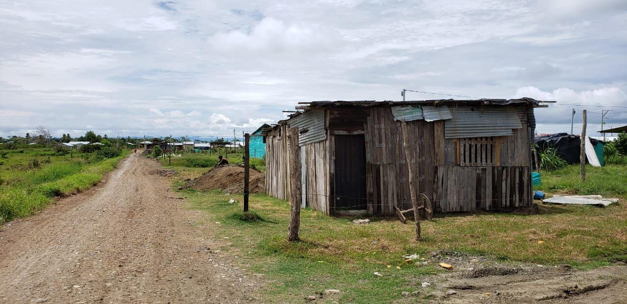 Invasión '27 de septiembre', sector Camerún de Turbo, Urabá antioqueño. Foto: Caracol Radio.