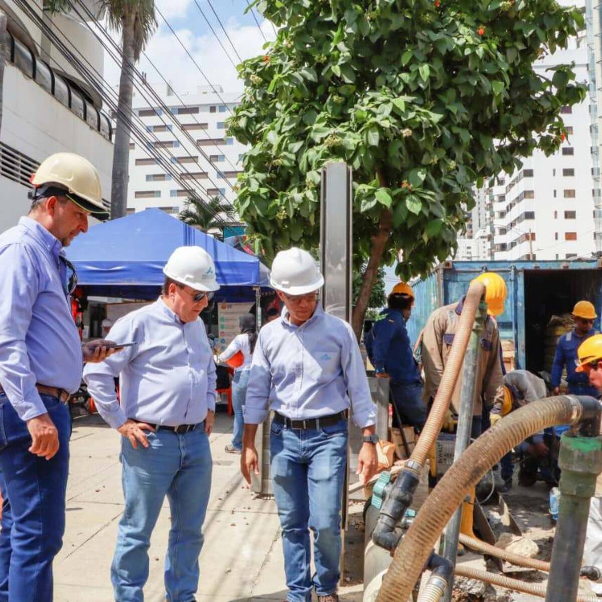 Avanza la renovación del sistema de acueducto en zona turística de Cartagena