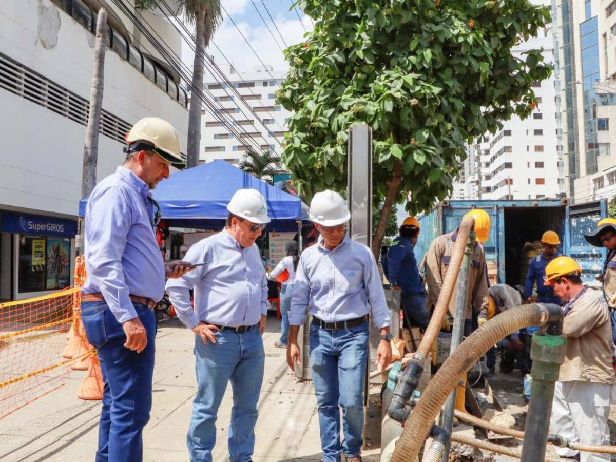 Avanza la renovación del sistema de acueducto en zona turística de Cartagena