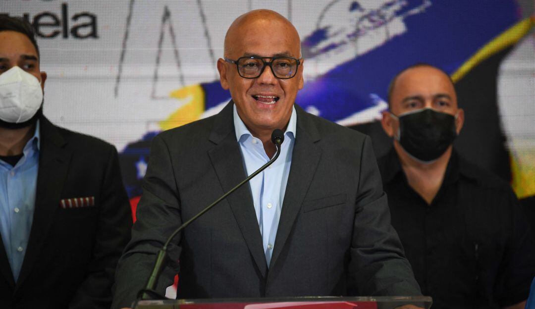 Jorge Rodríguez, presidente de la Asamblea Nacional de Venezuela propuso una ley en contra de quienes pidan sanciones internacionales a Venezuela. (Foto: Getty)
