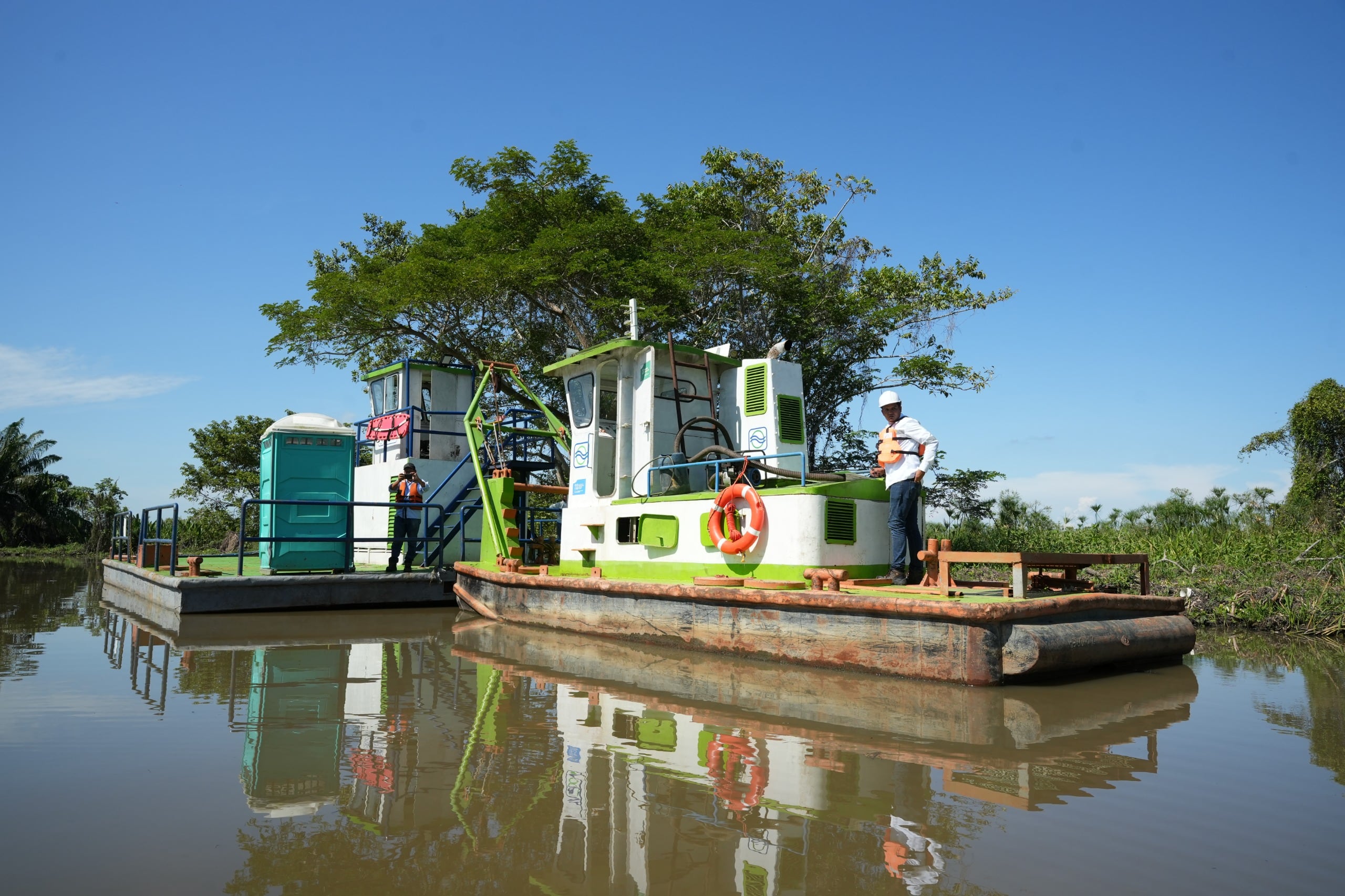 Avanza la recuperación del cauce del río Sevilla y su conexión con la Ciénaga Grande de Santa Marta/ Corpamag.