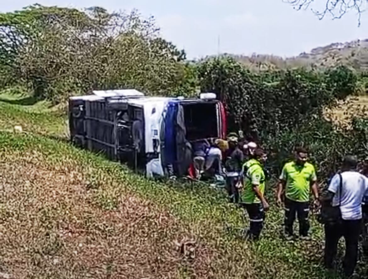 Varios lesionados dejó accidente cerca de Santa Catalina en el norte de Bolívar