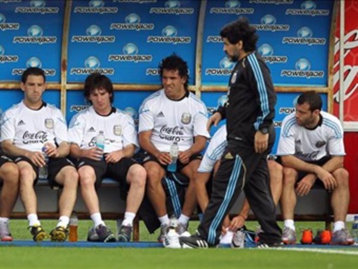 MUNDIAL/ Argentina sigue practicando en Ezeiza para el debut mundialista