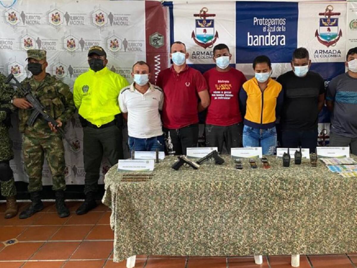 Cayeron seis presuntos integrantes del Clan del Golfo en el sur de Bolívar