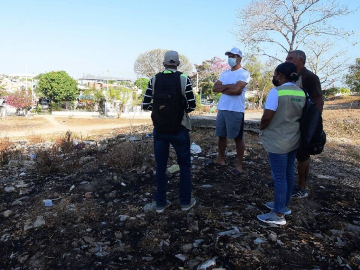 EPA Cartagena investiga quema de árboles en Las Gaviotas