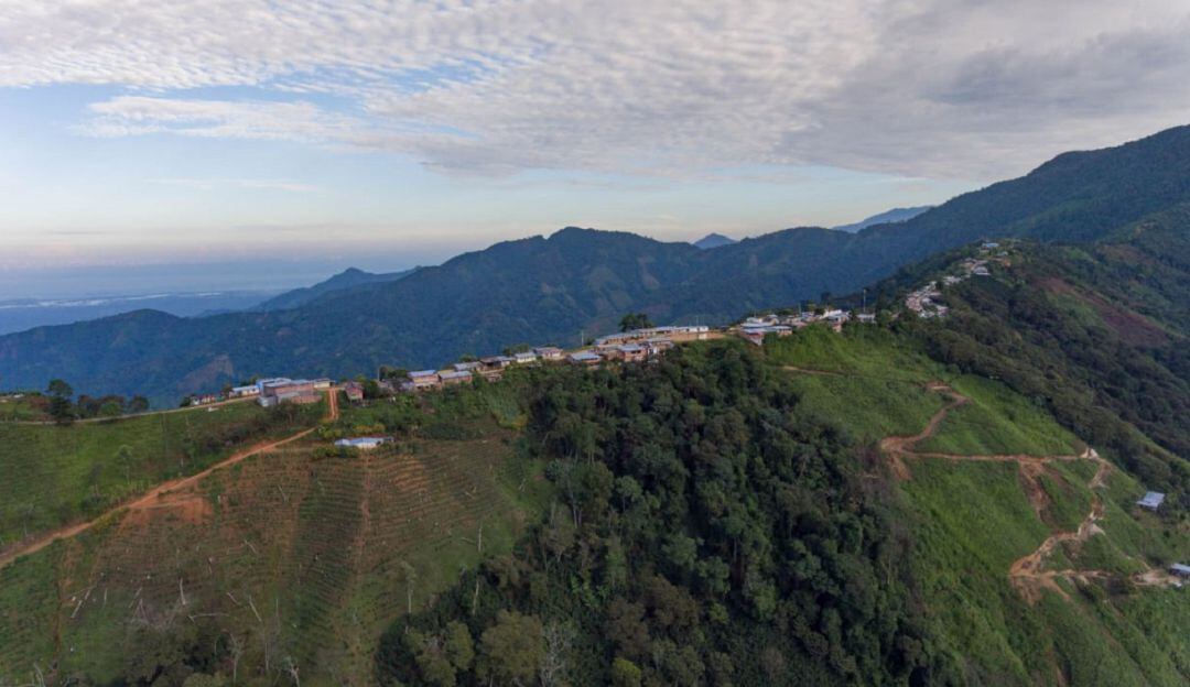 Corregimiento San Javier, en la Sierra Nevada de Santa Marta