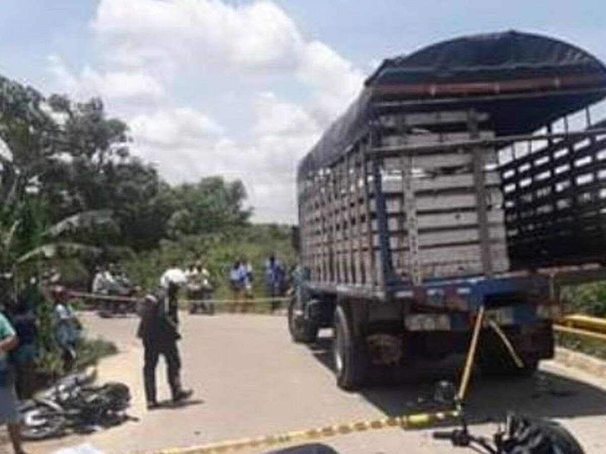 Muere adolescente tras chocar con un camión en Turbaco, Bolívar