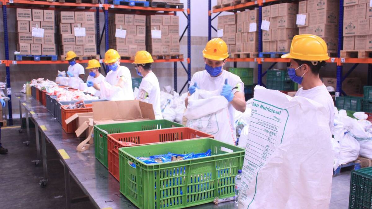 Banco de Alimentos de Bogotá, dos décadas de trabajo para calmar el hambre