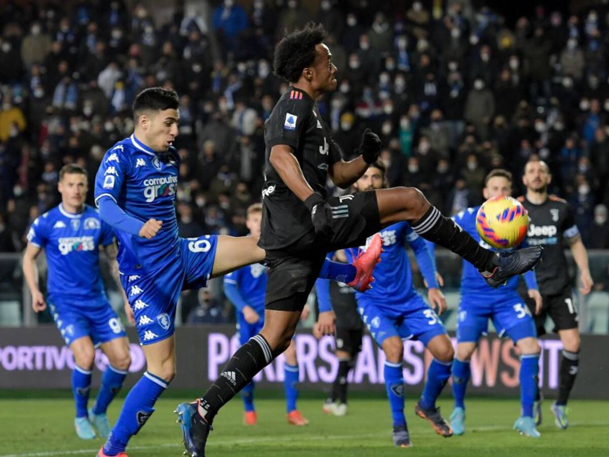 Video: La asistencia de Cuadrado en la victoria de la Juventus ante Empoli