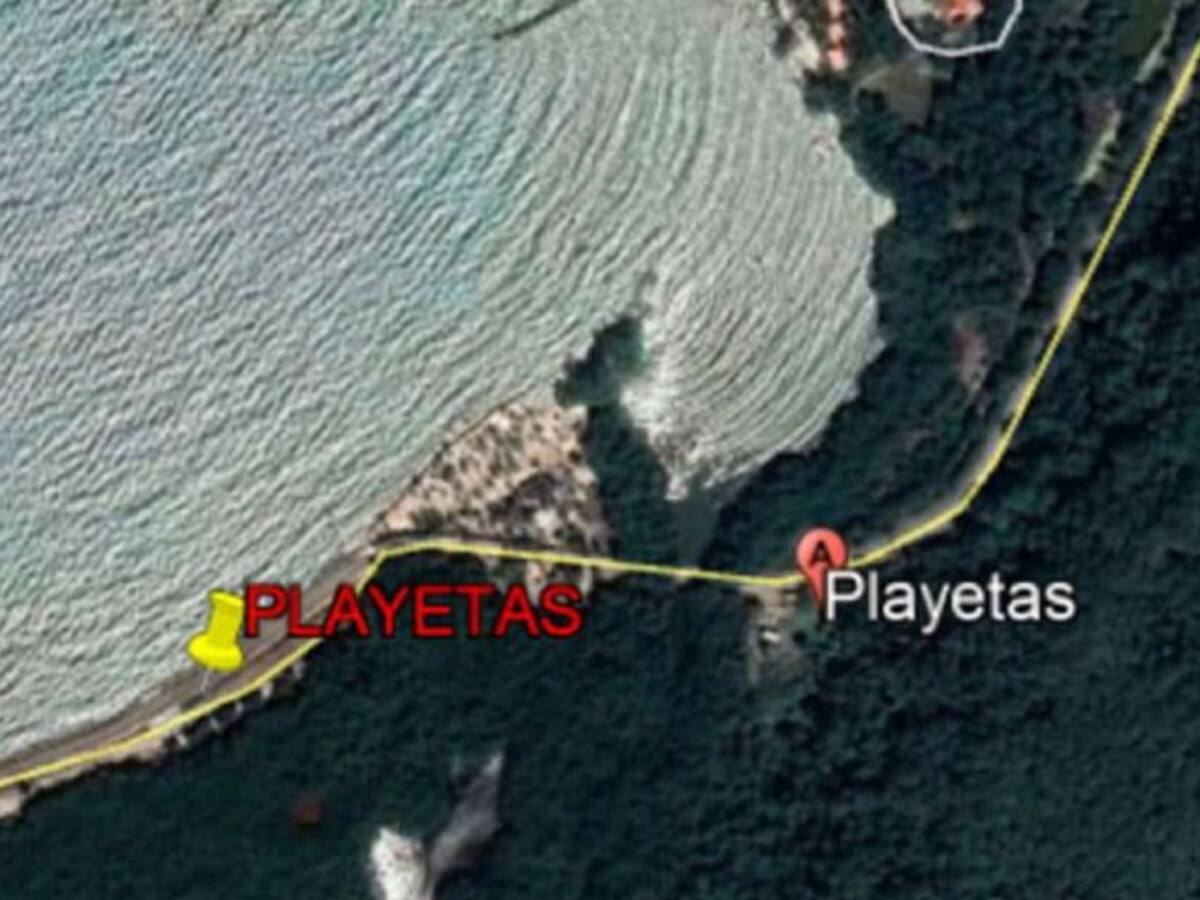Cierre vial temporal por filmación de película en Playetas, Barú