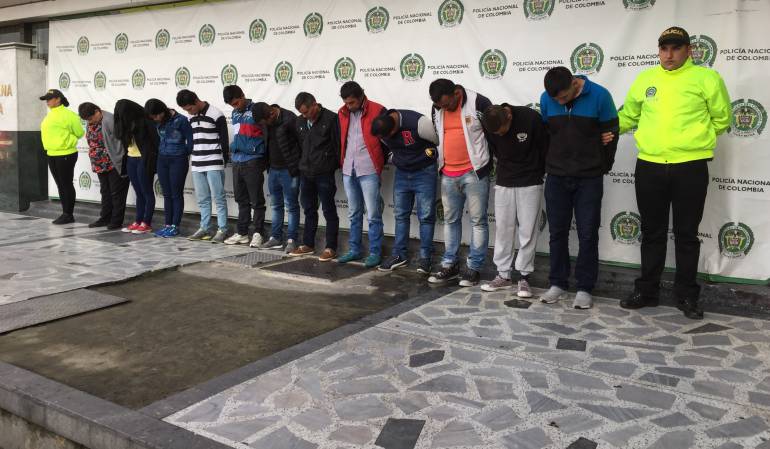 Captura Banda 'Los Chinches'