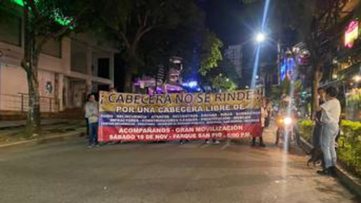 Protesta en cabecera
