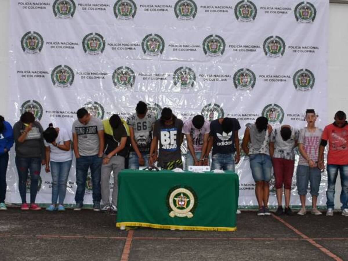 En Quindío la policía desarticuló la banda delincuencial “Los Cholos"
