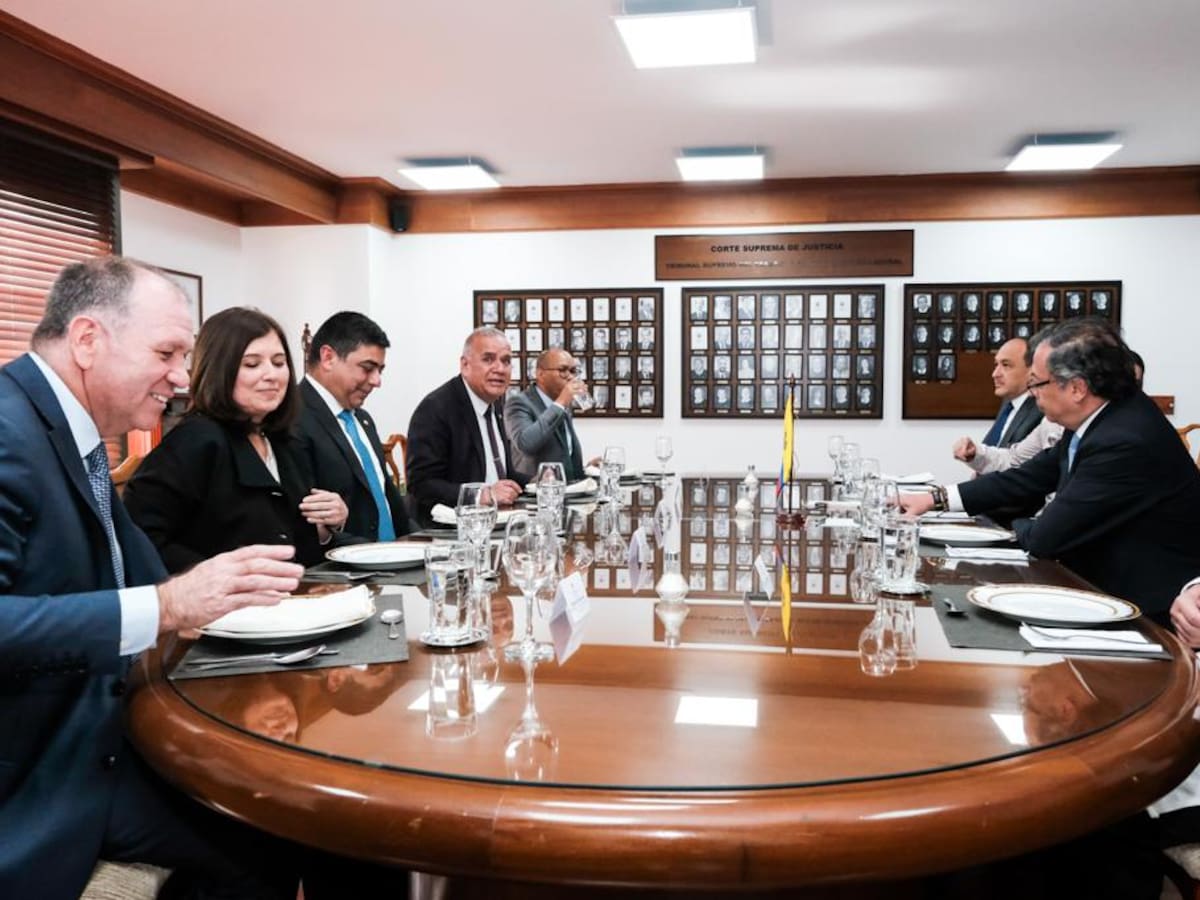 Gustavo Petro se reunió con los presidentes de las altas Cortes: Estas son las conclusiones