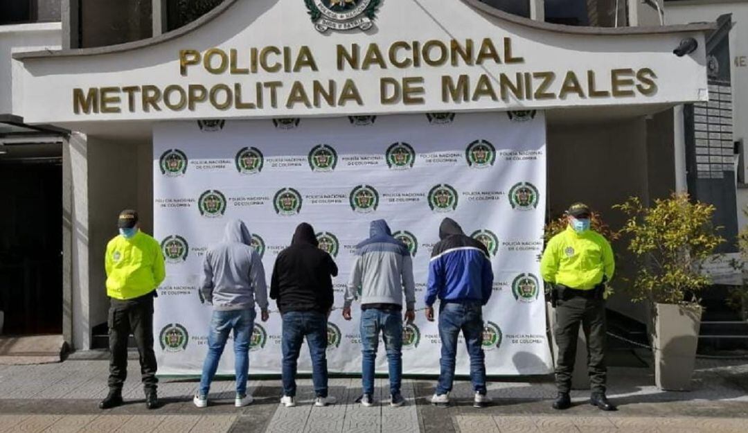 Foto: Enviada desde la Policía Metropolitana de Manizales.