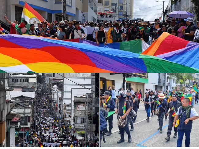 También hubo manifestaciones en los municipios de La Dorada, Anserma y Aguadas.