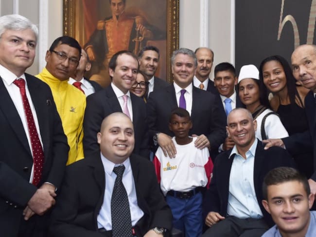 Atletas piden a Duque y a empresarios apoyo para el deporte en Colombia
